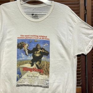 1スタ 再落無し AHBC 白 ムービー Tシャツ キングコング KINGKONG 特撮 映画 - 90s 00s ビンテージ 古着 卸 仕入れ