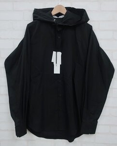 4T7095■JOHNLAWRENCESULLIVAN COTTON HOODED SHIRT ジョンローレン コットンフーデットシャツ