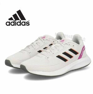 新品未使用 アディダス【23cm】ランファルコン 定価6270円 スニーカー adidas ランニングシューズ スポーツ RUNFALCON 靴 運動 9575 白