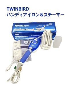 【used】TWINBIRD ツインバード ハンディーアイロン&スチーマー 衣類スチーマー スチームアイロン ハンディアイロン