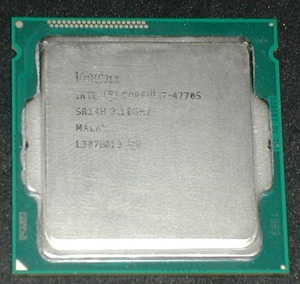 4コア8スレッド Core i7 4770S LGA1150