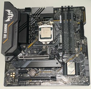 【中古/ピン修正品】ASUS TUF GAMING B460M-PLUS Celeron G5900 パネル等付属 / LGA1200 Intel第10世代 MicroATX