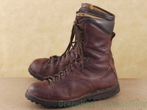 M258◆USA製【ダナー Danner】ビンテージ ワークブーツ 茶 ブラウン メンズ 13D 31cm