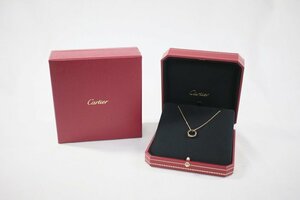 ◎ 中古品 Cartier カルティエ K18 トリニティ ネックレス 金 ゴールド 42cm 4.1g レディース アクセサリー 貴金属