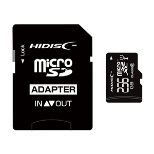 まとめ得 HIDISC microSDXCカード 256GB CLASS10 UHS-1対応 SD変換アダプタ付き HDMCSDX256GCL10UIJP3 x [2個] /l