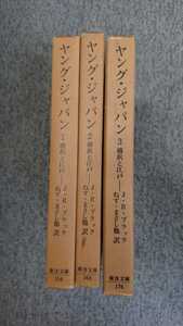 東洋文庫156,166,176「ヤング・ジャパン ー横浜と江戸 全３巻」ブラック 平凡社 N