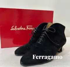 Salvatore Ferragamo スエード パンプスブーツ