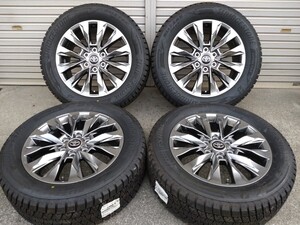 トヨタ/純正/ランドクルーザー300/ZX/6-139.7/8J+60/265/55R20/ブリザック/DM-V3/未使用/美品/スタッドレス/レクサス/LX600/made in Japan