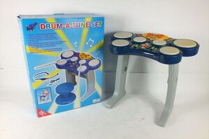 ★ メーカー表記見当たらず DRUM-A-TUNE SET おもちゃドラム 中古 現状品 241001C4613