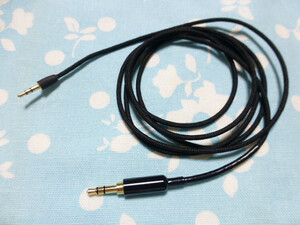 B＆W P5 P5S2 P7 P9 用 ケーブル KPPV-SW 13/0.08x2C 3.5mm 3極 ステレオミニ スマホ iPhone iPod 等にも Bowers & Wilkins