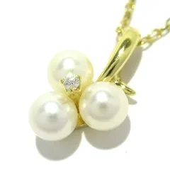 mikimoto(ミキモト) ネックレス美品  - K18YG×パール