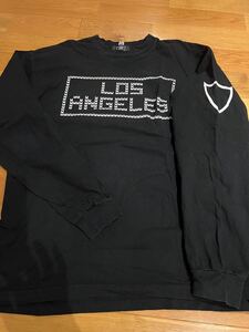 HTC LOSANGELES ロンTシャツ　 ブラック　L