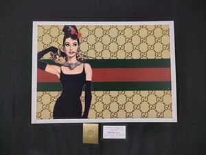 B25 DEATH NYC 世界限定ポスター 現代アート ポップアート ティファニーで朝食を オードリーヘップバーン Audrey Hepburn GG