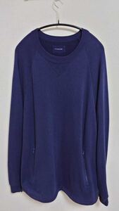 ■●▲John Undercover ジョン・アンダーカバー ZIPポケット コード スウェット トレーナー JUP4802 A.NAVY SIZE 3▲●■