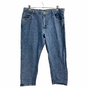 Wrangler デニムパンツ W40 ラングラー リラックスフィット ビッグサイズ インディゴ コットン メキシコ製 古着卸 アメリカ仕入 2312-611