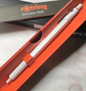 Rotring600 Mechanical Pencil Pearl White Color 0.5mm ロットリング600 シャープペン　パールホワイト　未使用