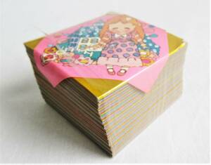 昭和レトロ【ミニ折り紙】千代紙 無地 小さい　5cmx5cm