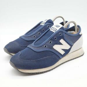 new balance ニューバランス スニーカー 23.5cm ネイビー CS628BA 軽量 アメカジ クリーニング済み