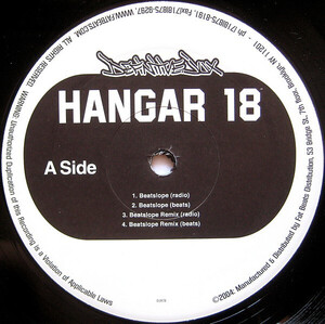 米12 Hangar 18 Beatslope: The Remix Of The Remix Single DJX78 Definitive Jux /00250