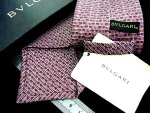 ♪:.*:2069【美品】新作/中細【BVLGARI】ブルガリ【建物】「最高級セッテピエゲ」 ネクタイ