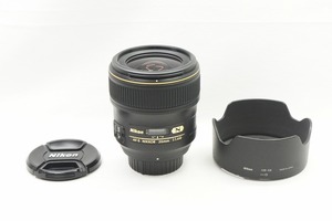 【適格請求書発行】Nikon ニコン AF-S NIKKOR 35mm F1.4G 単焦点レンズ フルサイズ フード付【アルプスカメラ】240517k