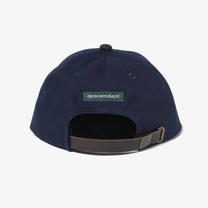 希少★新品本物【紺】★BARKLEY 6PANEL CAP Box バークレーバイカラーキャップ 正規店購入 ディセンダント 入手困難 限定 DESCENDANT 21A/W