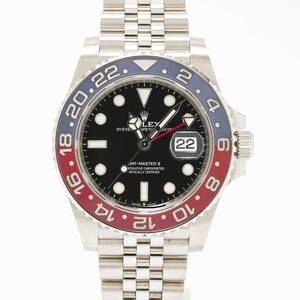 【1年間保証】ROLEX ロレックス GMTマスターII 126710BLRO ランダム SS ブラック文字盤×レッド/ブルー×シルバー 自動巻き 腕時計 メンズ