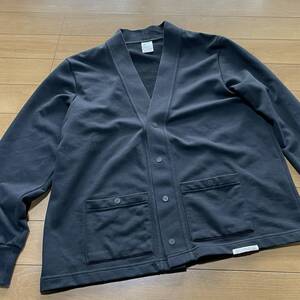 N-12　NIKE STANDARD ISSUE/ナイキ（ジャパン）　サイズ XXL・黒！　DRY-FIT スエット ボタンJKT