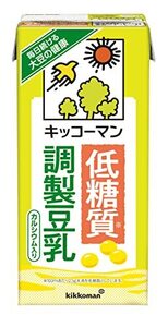 キッコーマン 低糖質調製豆乳 1000ml ×6本 牛乳のカロリー45%OFF