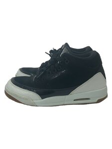 NIKE◆AIR JORDAN 3 RETRO GG/エアジョーダンレトロ/ブラック/441140-022/24cm/BLK