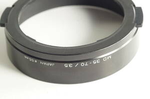 RBGF07『並品』MINOLTA MD35-70 ／3.5 (New) MD35-70mm F3.5用 ミノルタレンズフード