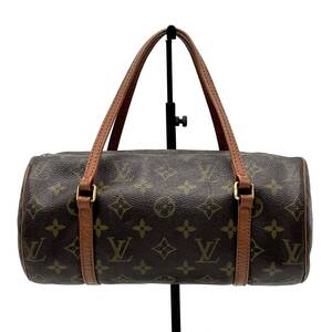 1円 LOUIS VUITTON ルイ ヴィトン パピヨン モノグラム レザー ハンド バッグ 833 eD11113N