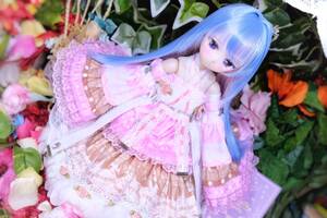 ドール衣装（MDD S胸）《Sweet snow blossom》1/4 ドール服 【FrozenNuts- #氷榛装】