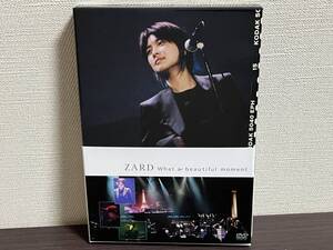 『ZARD /What a beautiful moment [DVD]』ホワット・ア・ビューティフル・モーメント/ライブ/坂井泉水/セル/正規品 即決:送料無料