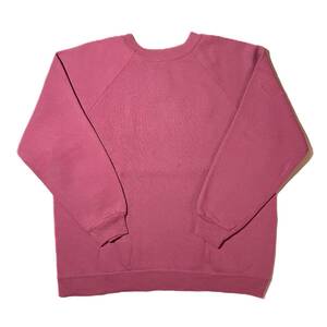 90s Hanes HerWay Vintage Sweat ヘインズ ヴィンテージ ビンテージ スウェット ヴィンスウェ ピンク 無地