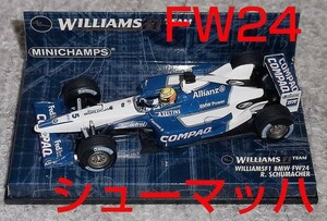 1/43 ウイリアムズ BMW FW24 シューマッハ コンパック WILLIAMS