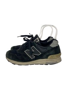 NEW BALANCE◆ローカットスニーカー/25.5cm/ブラック/スウェード/M1400BKS