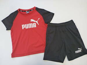 PUMA　プーマ★赤×黒　上下セットアップ　120