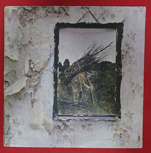 極美! UK Original 初回 ATLANTIC 241012 LED ZEPPELIN IV MAT: A3/B4 Porky Pecko刻印 完品