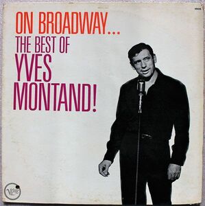 米LP Yves Montand On Broadway...the Best Of Yves Montand V8428 VERVE /00260