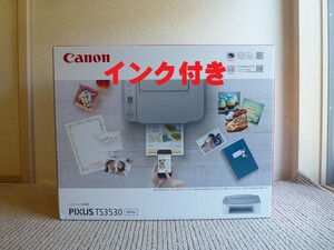 ●未開封●　TS3530　白　PIXUS　純正インク（BC-365、BC-366）あり　 インクジェットプリンター Canon キヤノン Wi-Fi対応 コピー機能あり