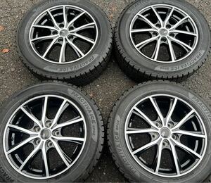 スタッドレス　6.5J-16 +48 5H- 114.3 205/60R16 92Q ヨコハマ　BP02 ノア ヴォクシー プリウスα ジェイド アクセラ　4本セット