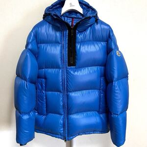 良品 MONCLER モンクレール ダウンジャケット 確実正規品 GUITRY ブルー T4 XL