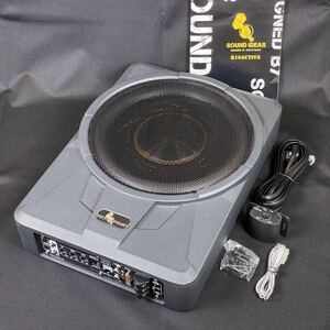 【保証付】【日本国内正規品】ROCK POWER R10ACTIVE アンプ内蔵ハイエンド薄型サブウーファー(10インチ 25cm)