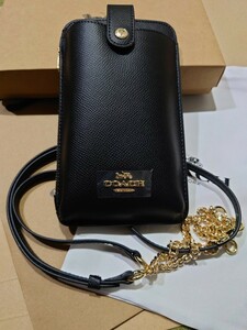 【1スタ】C-738 新品未使用 COACH スマホショルダー 並行輸入品