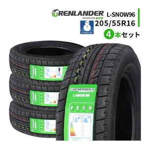 4本セット 205/55R16 2024年製 新品スタッドレスタイヤ GRENLANDER L-SNOW96 205/55/16