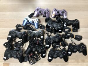 PS2 周辺機器 動作不良の為ジャンク 部品取りや修理前提で コントローラー 大量 セット 【管理 18244】【ジャンク】