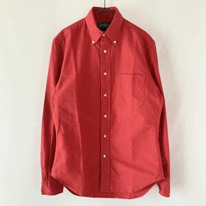 ★GITMAN BROTHERS レッド S オックスフォード素材 ボタンダウンシャツ GITMAN VINTAGE ギットマン・ブラザーズ ヴィンテージ MADE IN USA