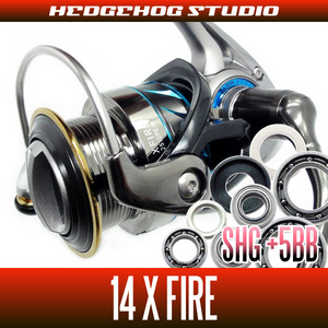 【ダイワ】14Xファイア 2510PE-H,2510R-PE,3012H用 MAX11BB フルベアリングチューニングキット【SHGプレミアム】/.