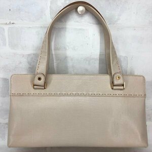 kate spade new york ケイトスペード レザー 横長 ハンドバッグ ベージュ LH632023091408